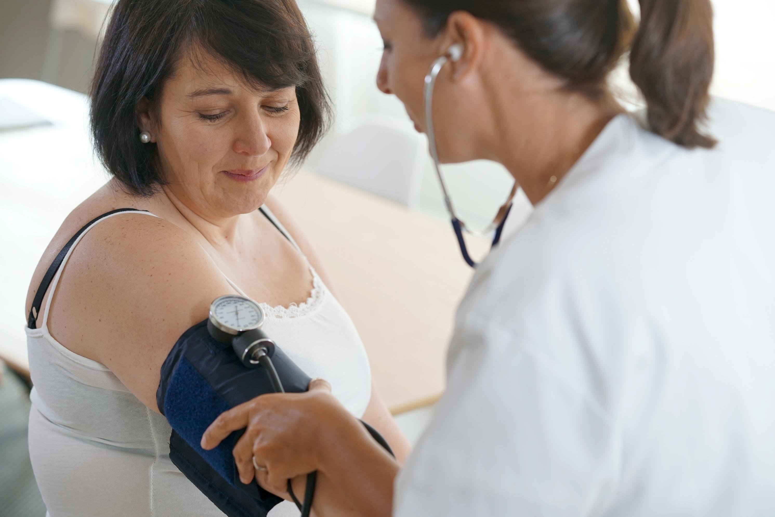 Blood pressure check at Cornwell's Chemists
